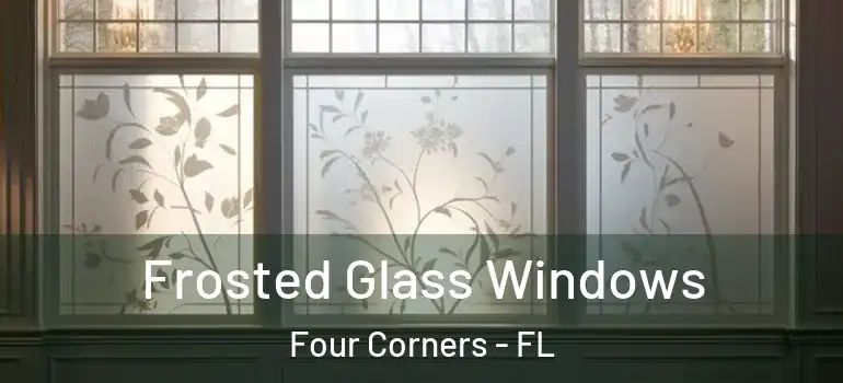  Frosted Glass Windows Four Corners - FL