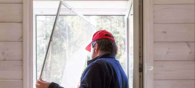 Expandable Window Screen Installation in Four Corners, FL